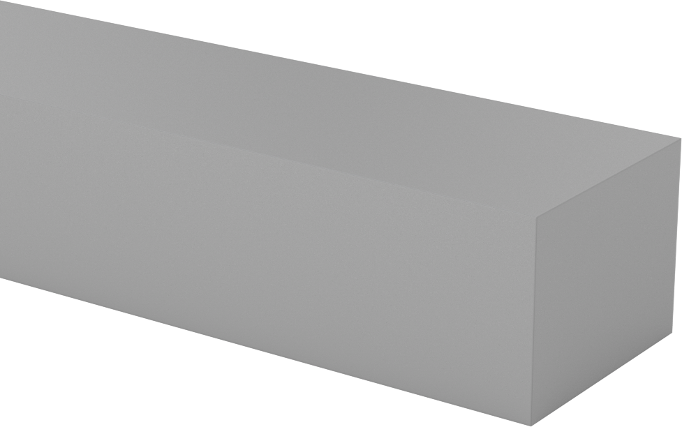 CPVC Çubuk, 2 inç Genişlik, 1-1/2" Kalınlık