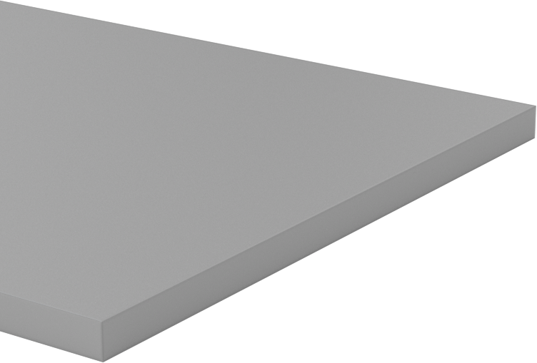 CPVC Çubuk, 2-1/2" Genişlik, 1/8" Kalınlık