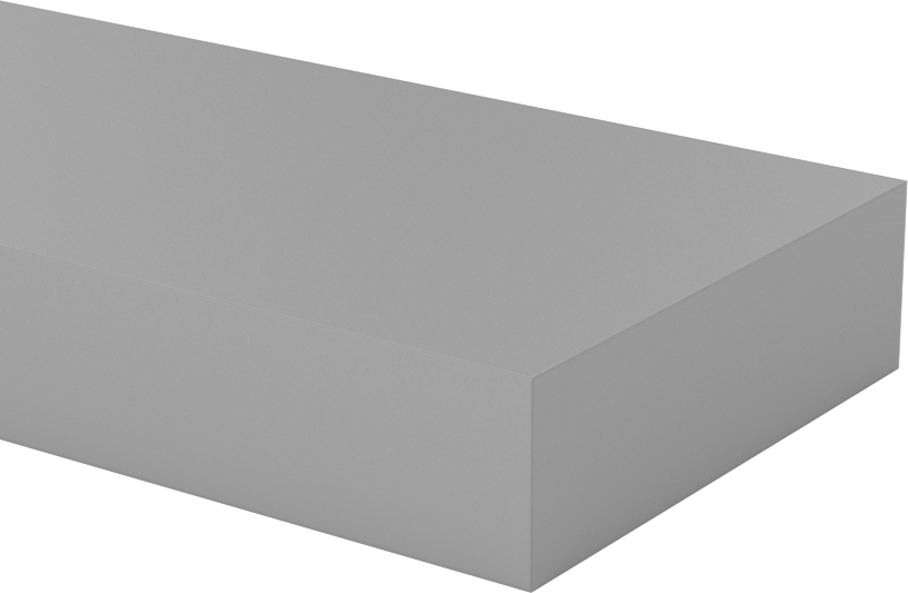 CPVC Çubuk, 2-1/2" Genişlik, 3/4" Kalınlık