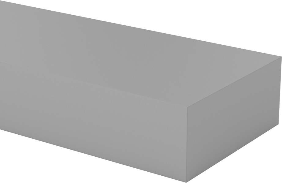 CPVC Çubuk, 3" Genişlik, 1-1/4" Kalınlık