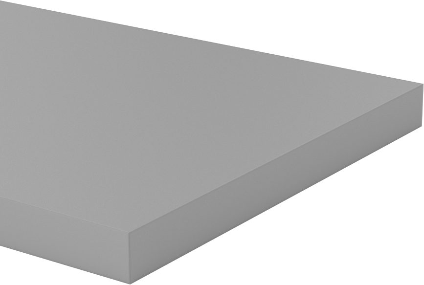 CPVC Çubuk, 4" Genişlik, 3/8" Kalınlık
