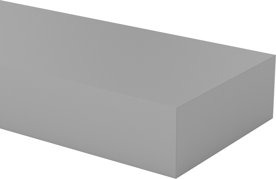 CPVC Çubuk, 4" Genişlik, 1-1/2" Kalınlık