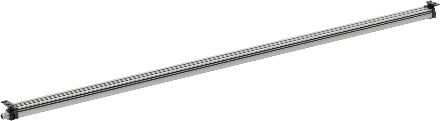 Kuru Ortam Şerit Makinesi Işığı, 24V DC, Kaskadlanamayan, 40-1/4“ Uzunluk x 1-1/4” Toplam Yükseklik