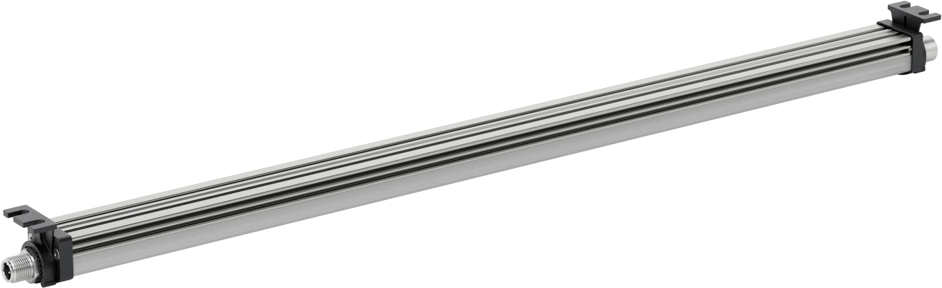 Kuru Ortam Şerit Makinesi Işığı, 24V DC, Kademeli, 20-1/2“ Uzunluk x 1-1/4” Toplam Yükseklik