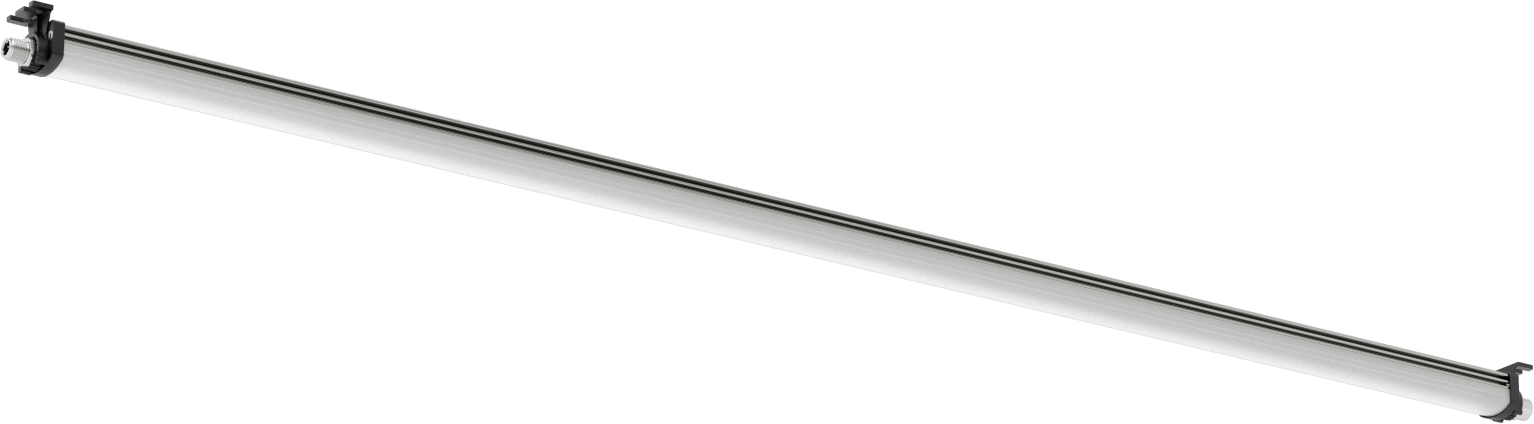 Kuru Ortam Şerit Makinesi Işığı, 24V DC, Kademeli, 40-1/4“ Uzunluk x 1-1/4” Toplam Yükseklik
