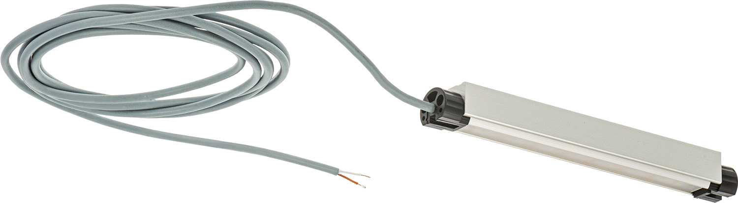 Kuru Ortam Şerit Makinesi Işığı, 24V DC, Kaskadlanamayan, 7-3/4“ Uzunluk x 1” Toplam Yükseklik