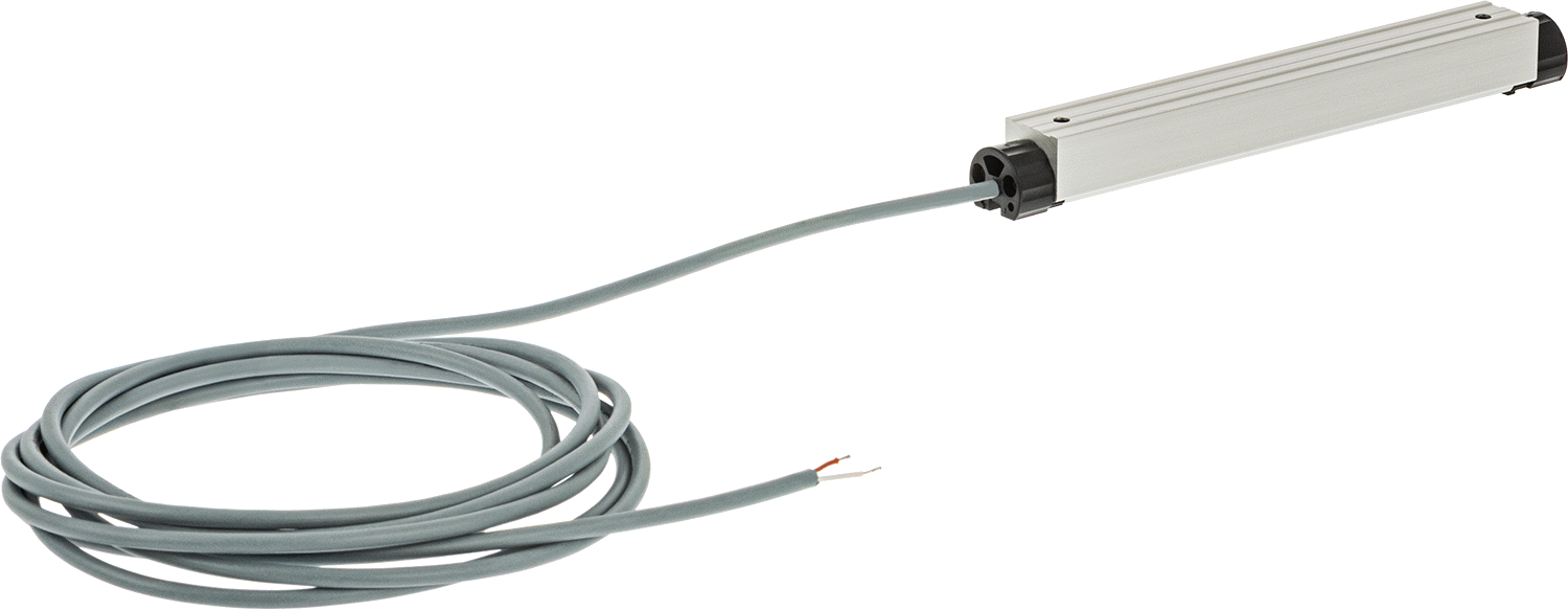 Kuru Ortam Şerit Makinesi Işığı, 24V DC, Kaskadlanamayan, 7-3/4“ Uzunluk x 1” Toplam Yükseklik