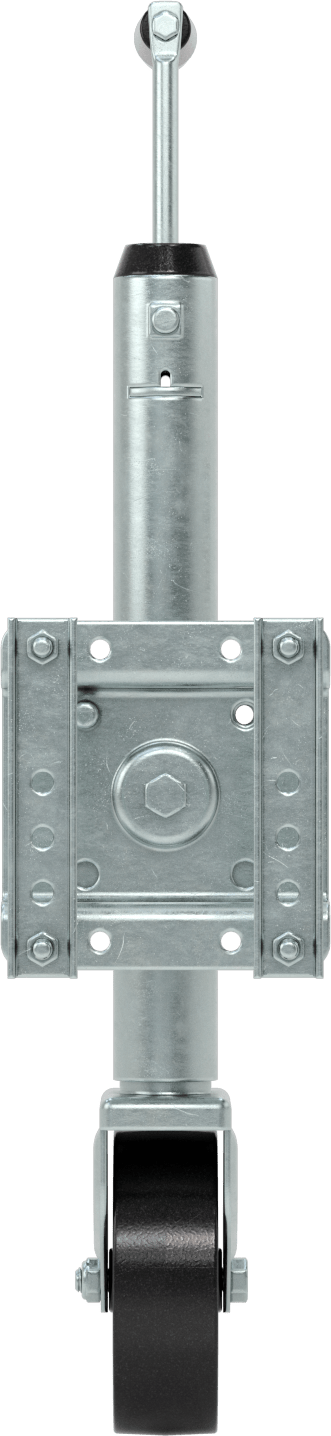 Tekerlekli Dengeleme Krikosu, Katlanabilir, 1200 lb. Kapasite, 12-1/2" Minimum Yükseklik