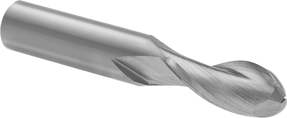 Bilyalı Uçlu Freze Ucu, 1/8" Kesme Çapı