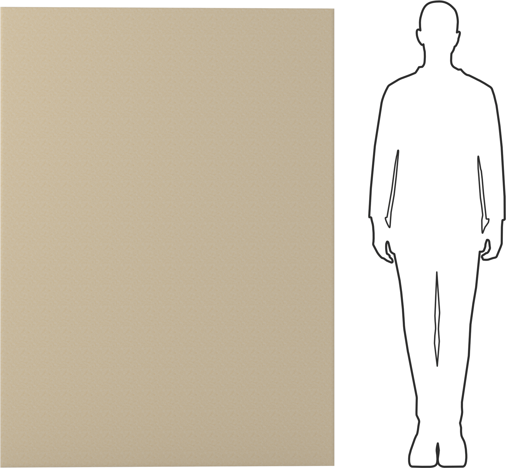 Yüksek Sıcaklık Keçesi, Levha, 48" x 66", 0,125" Kalınlık