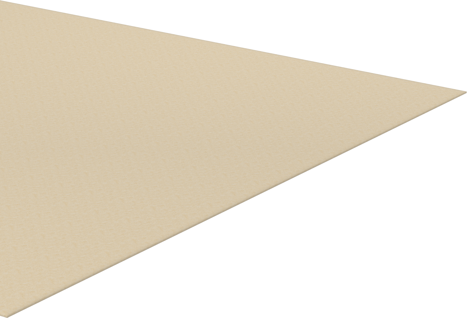 Yüksek Sıcaklık Keçesi, Levha, 60" x 66", 0,125" Kalınlık