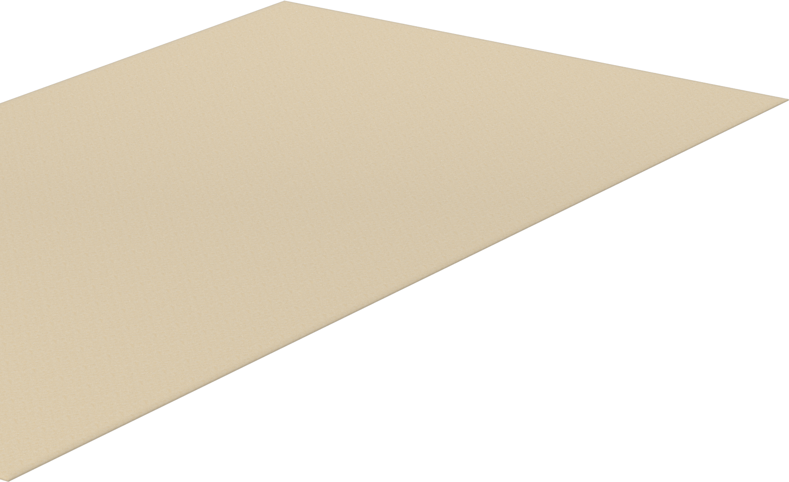 Yüksek Sıcaklık Keçesi, Levha, 120" x 66", 0,125" Kalınlık