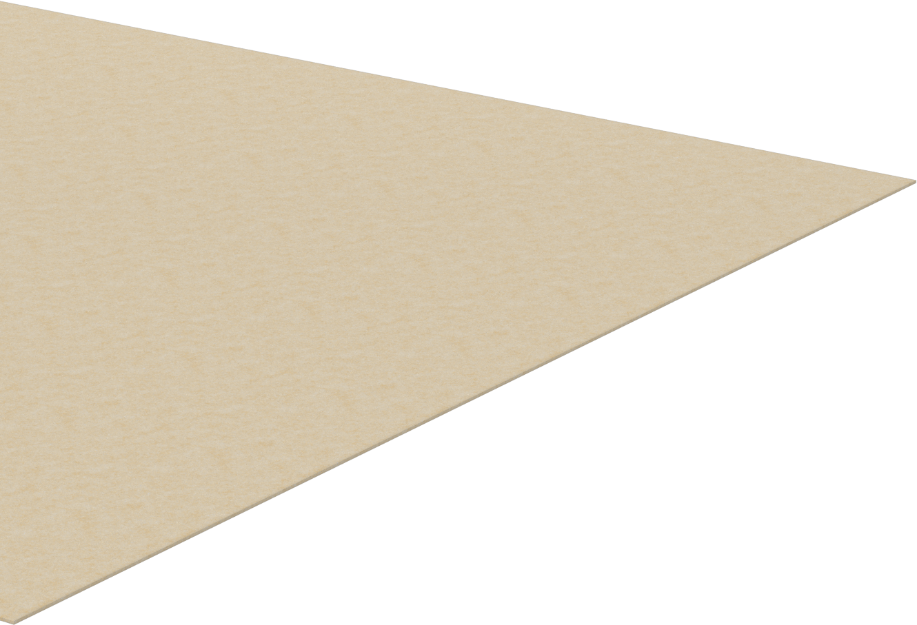 Yüksek Sıcaklık Keçesi, Levha, 24" x 66", 0,0500" Kalınlık