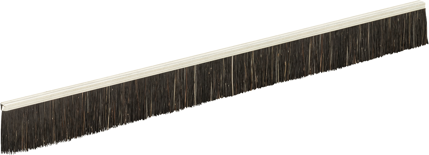 At Kılı Kıllı Sıkı Sızdırmaz Şerit Fırça, 3/16“ Genişlik x 7/32” Yükseklik Destek, 1" Toplam Yükseklik