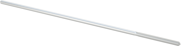 Yüksek Hızlı Çelik Yuvarlak Şaftlı Rayba, Düz Yiv ile, 0,0475" Rayba Çapı