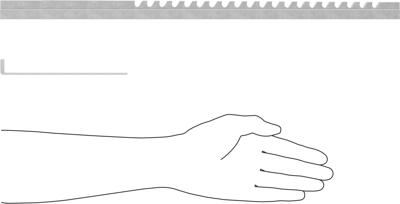 Yüksek Hızlı Çelik Kama Yuvası Broşu, Kaplamasız, 20 mm kama yuvası genişliği için, Tip F