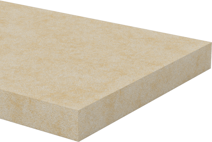 Sentetik Keçe, Düz Destek, 2 inç Genişlik, 1/4" Kalınlık