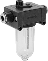 Compressed Air Lubricators with Push-to-Connect Fittings