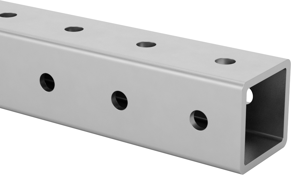 Alüminyum Cıvatalı Çerçeve, 1-1/2" Kare Ray