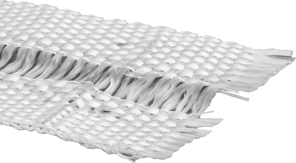 Yüksek Sıcaklık Oluklu Halat Kenar Contası, Düz Arka, 2-1/2" Genişlik, 1/16" Kalınlık, 25 Fit Uzunluk