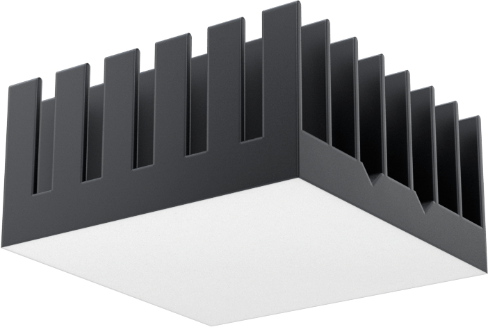 Yapışkan Montajlı Isı Emici, 14,5 mm Yükseklik x 30 mm Uzunluk x 30 mm Genişlik Toplam