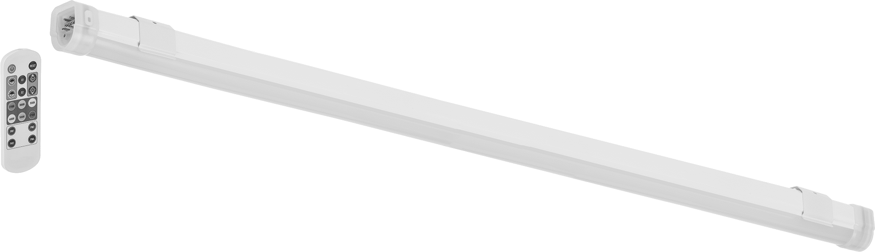 Yıkanabilir Tavan ve Duvar Şerit Işığı, Dahili LED ile, 43-1/4" Toplam Uzunluk