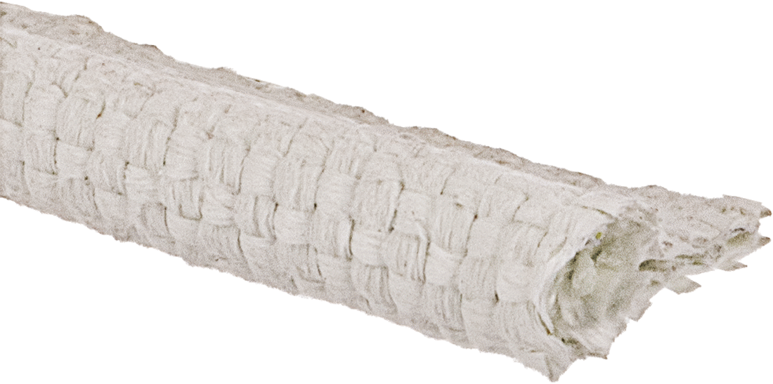Yüksek Sıcaklık Kimyasal Dayanıklı Halat Kenar Contası, Flanş Montajı, 1" Toplam Genişlik, 1/2" Ampul Genişliği