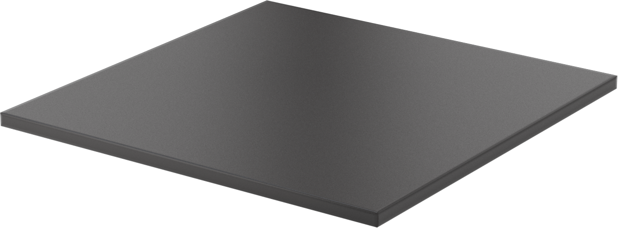 Karbon Dolgulu UHMW Polietilen Levha, Elektrik İletken, Kaygan, 12" x 12" x 3/8"