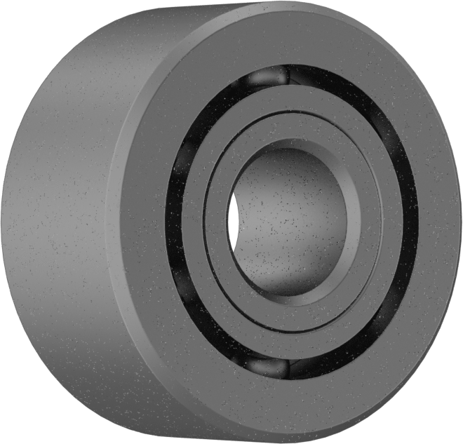 Açısal Temaslı Çift Sıralı Bilyalı Rulman, Açık, Anma Numarası 3200, 10 mm Şaft Çapı için
