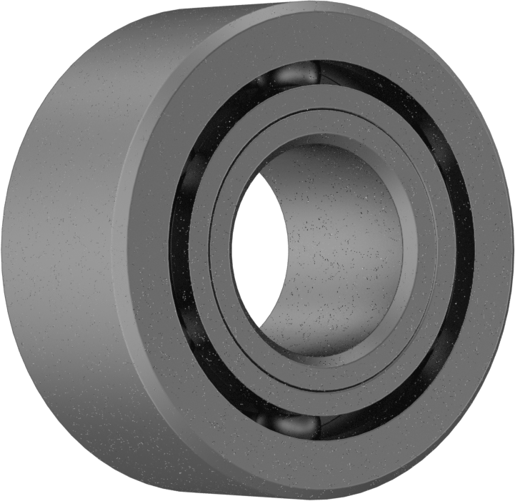 Açısal Temaslı Çift Sıralı Bilyalı Rulman, Açık, Anma Numarası 3204, 20 mm Mil Çapı için