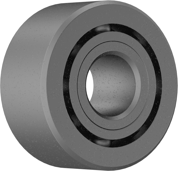 Açısal Temaslı Çift Sıralı Bilyalı Rulman, Açık, Anma Numarası 3303, 17 mm Mil Çapı için