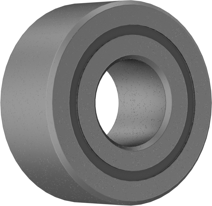 Açısal Temaslı Çift Sıralı Bilyalı Rulman, Ekranlı, Ticaret No. 3204-2Z, 20 mm Mil Çapı için