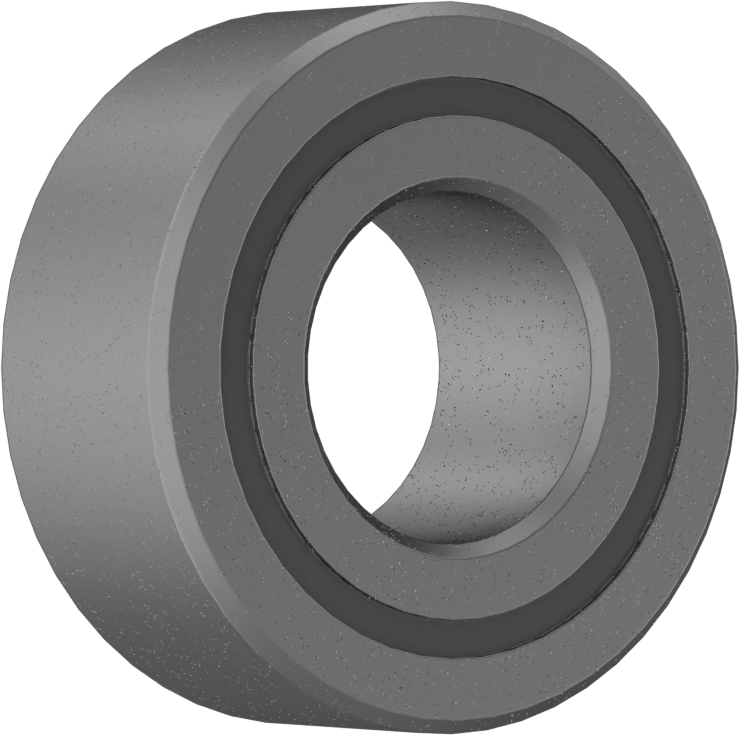 Açısal Temaslı Çift Sıralı Bilyalı Rulman, Ekranlı, Ticaret No. 3205-2Z, 25 mm Mil Çapı için