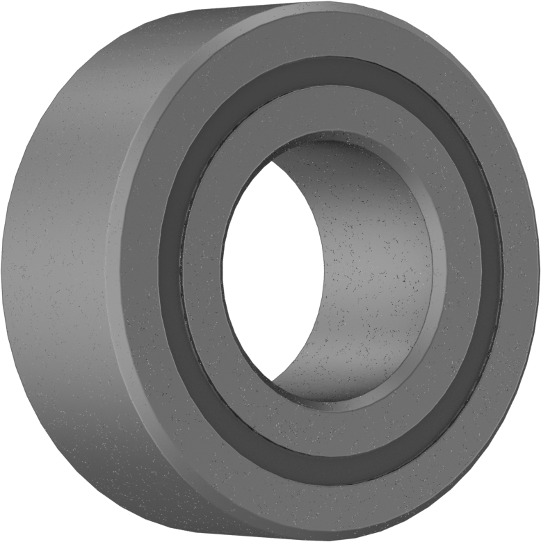 Açısal Temaslı Çift Sıralı Bilyalı Rulman, Ekranlı, Ticaret No. 3206-2Z, 30 mm Mil Çapı için