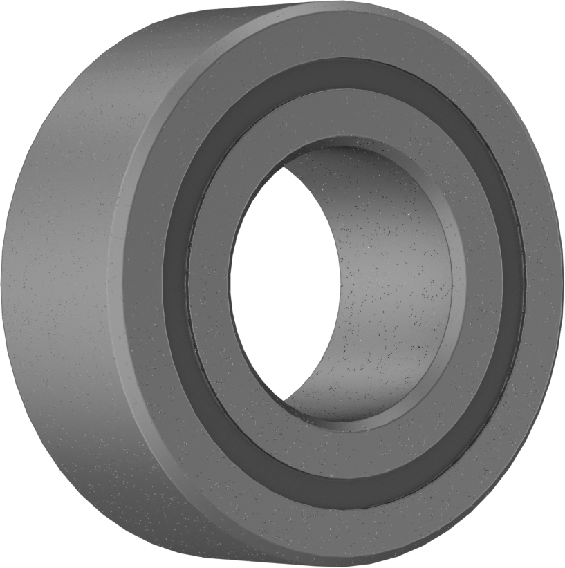 Açısal Temaslı Çift Sıralı Bilyalı Rulman, Ekranlı, Ürün No. 3207-2Z, 35 mm Mil Çapı için