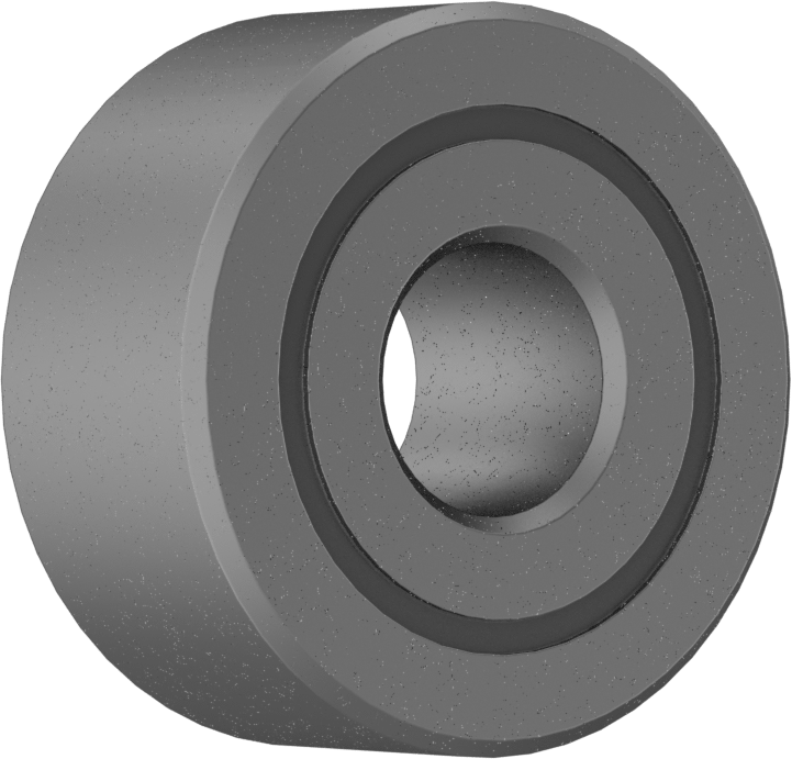 Açısal Temaslı Çift Sıralı Bilyalı Rulman, Ekranlı, Ticaret No. 3303-2Z, 17 mm Mil Çapı için