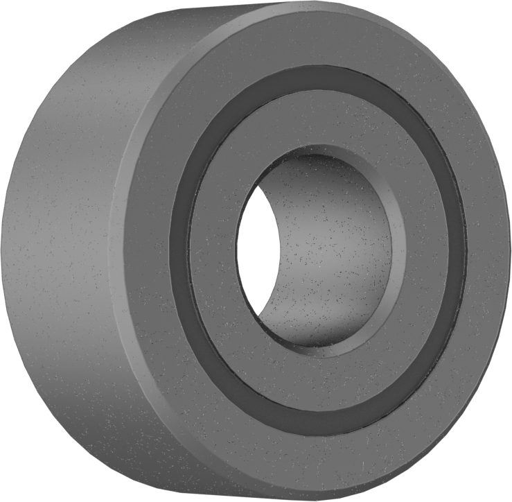 Açısal Temaslı Çift Sıralı Bilyalı Rulman, Ekranlı, Ticaret No. 3304-2Z, 20 mm Mil Çapı için