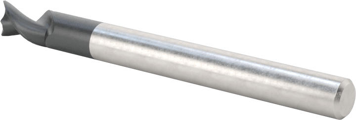Alüminyum için Karbür Uçlu Freze, Pirinç, ve Bronz, Yüksek Performans, 2 Yiv, 3/16" Freze Çapı, 5/16" Uzun Kesim
