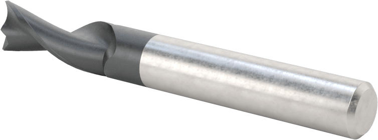 Alüminyum için Karbür Uçlu Freze, Pirinç, ve Bronz, Yüksek Performans, 2 Yiv, 5/16" Freze Çapı, 13/16" Uzun Kesim