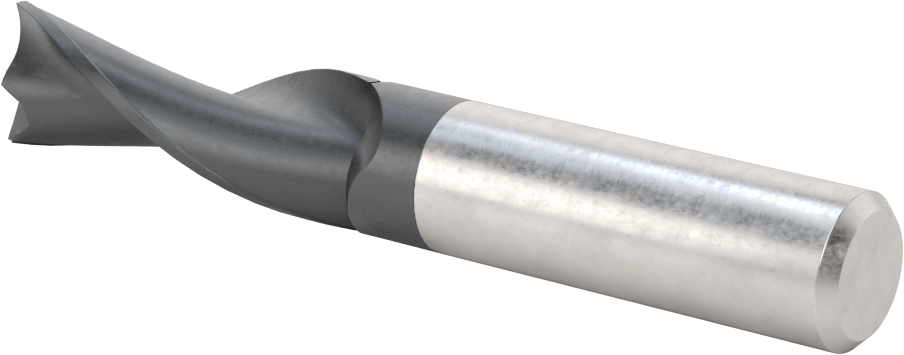 Alüminyum için Karbür Uçlu Freze, Pirinç, ve Bronz, Yüksek Performans, 2 Yiv, 3/4" Freze Çapı, 2-1/4" Uzun Kesim