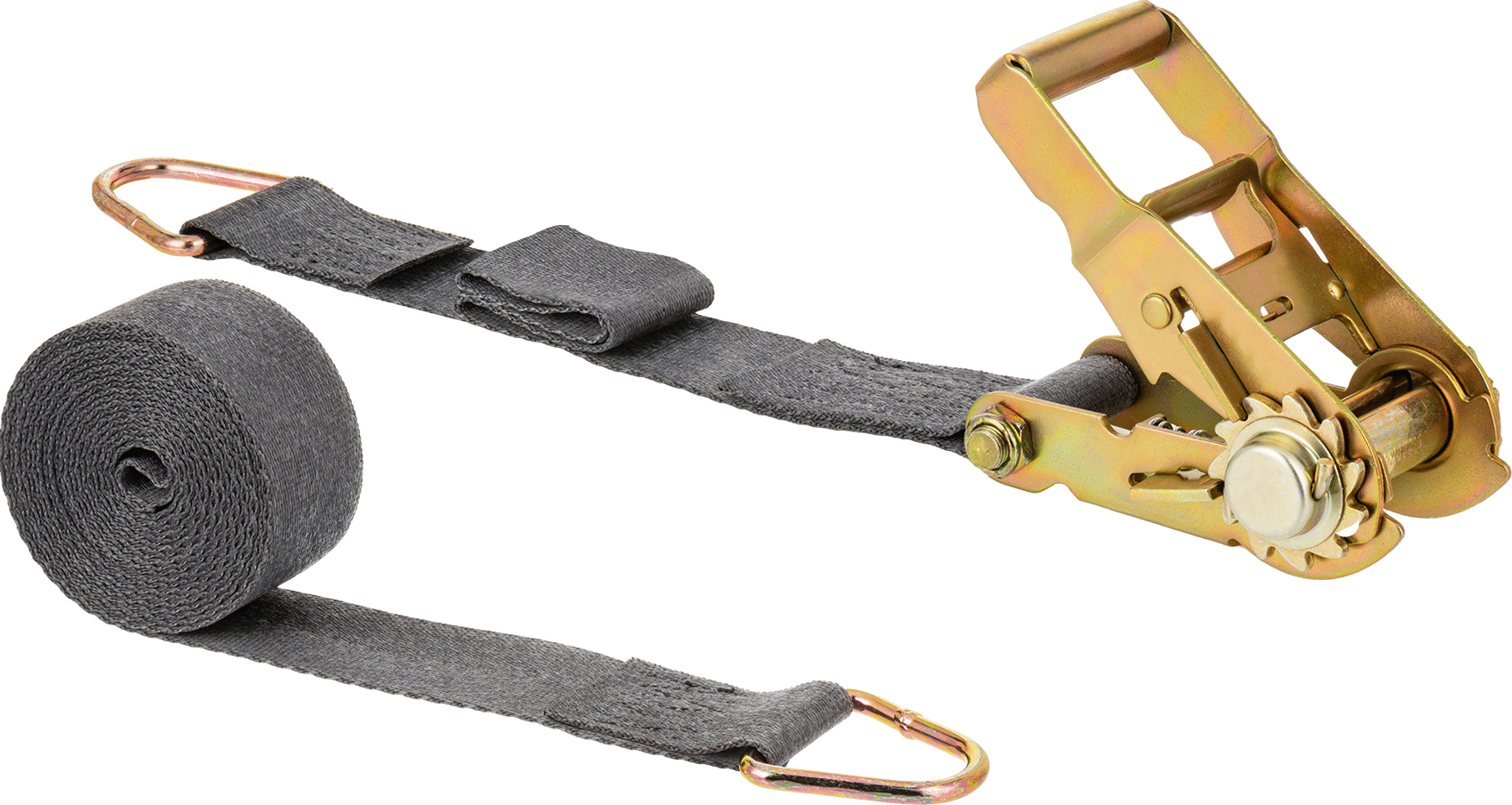 D-Halkalı Naylon Cırcır Kayışı, 2" Genişlik x 16' Uzunluk