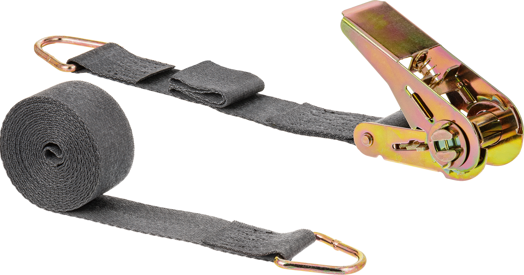 D-Halkalı Naylon Cırcır Kayışı, 2" Genişlik x 20' Uzunluk