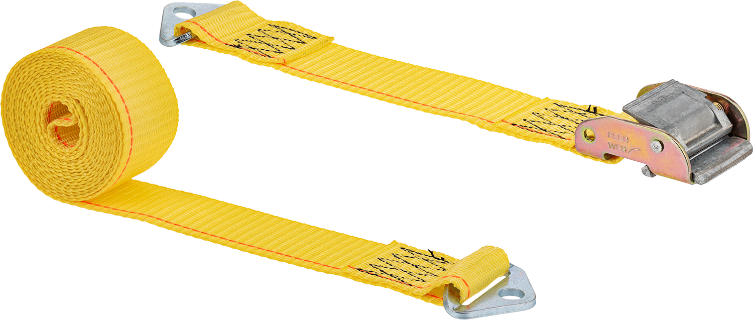 Quick-Tight Bağlama Kayışı, Montajlı, Polyester, 2 inç Genişlik, 12 Fit Maksimum Uzunluk