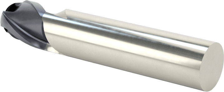 Paslanmaz Çelik ve Titanyum için Karbür Uçlu Freze, Bilyalı Uç, 3/8" Freze Çapı