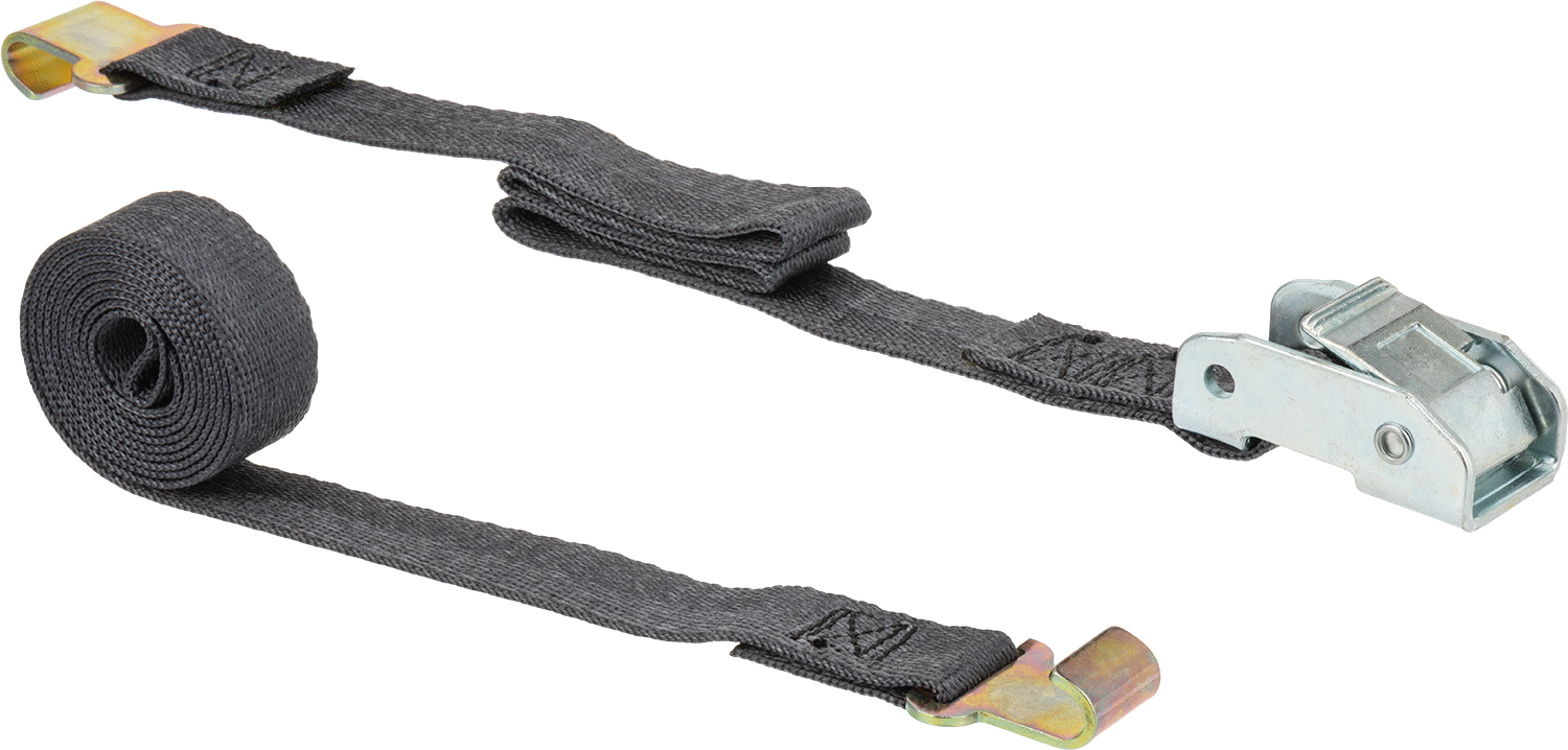 Bağlama, Düz Kancalı, Quick-Tight, 1 inç Genişlik x 8 fit Maksimum Uzunluk, Naylon