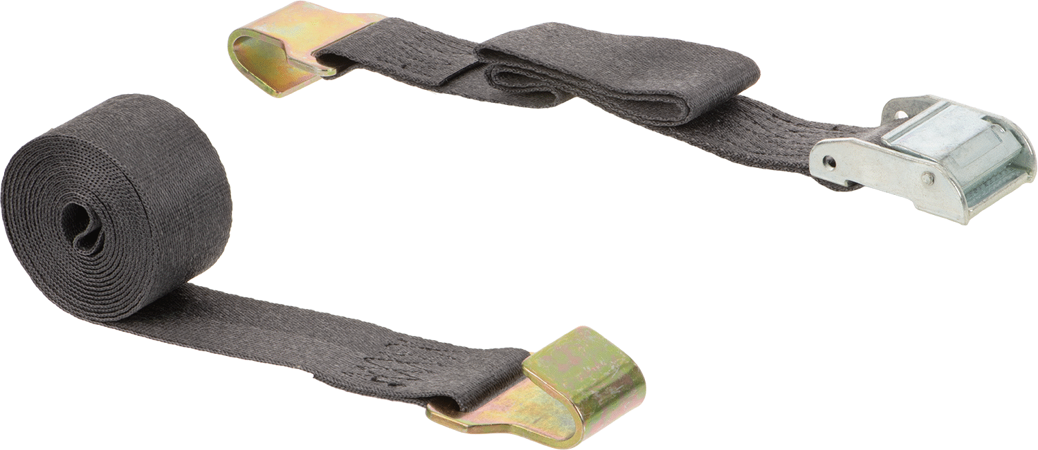 Bağlama, Düz Kancalı, Quick-Tight, 2" Genişlik x 16' Maksimum Uzunluk, Naylon