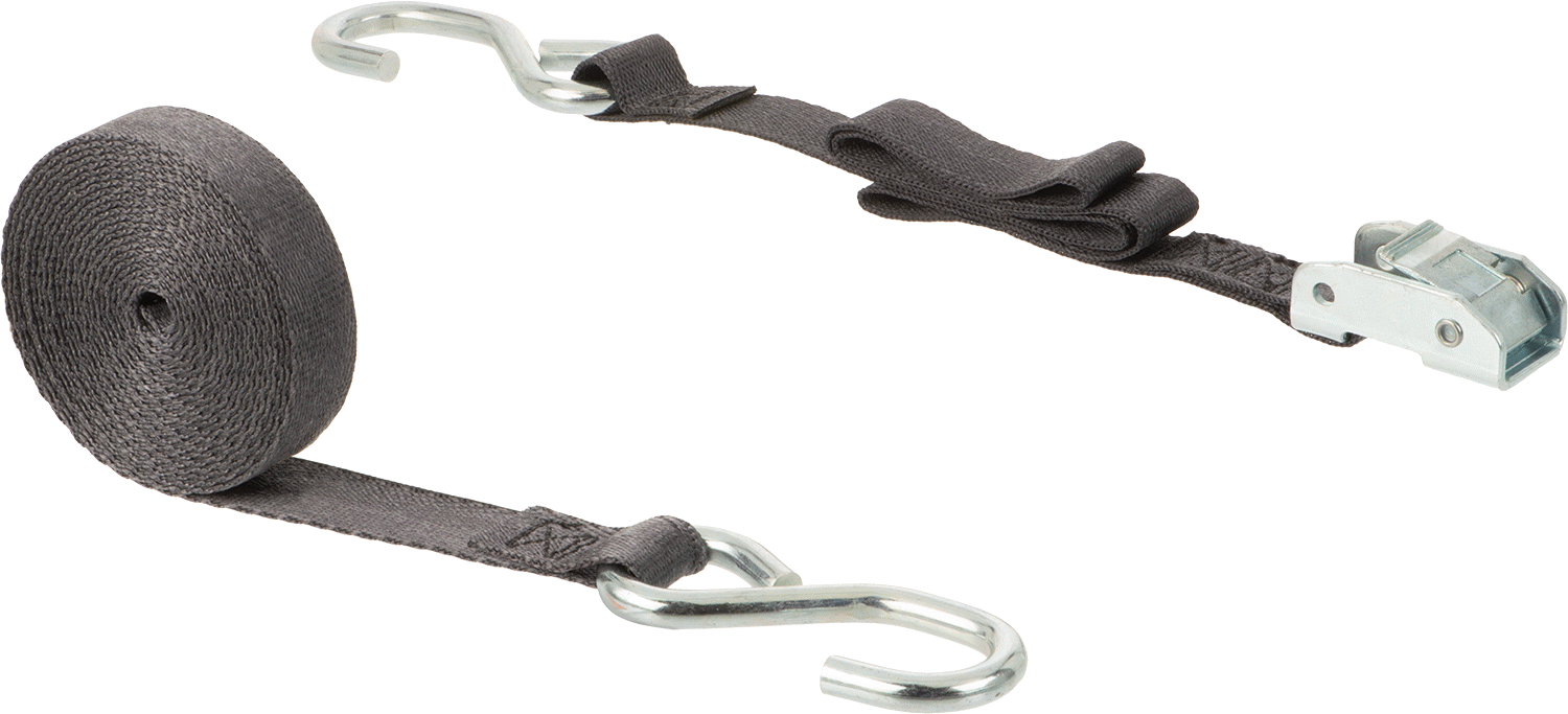 Bağlama, S-Kancalı, Quick-Tight, 1" Genişlik x 12 Fit Maksimum Uzunluk, Naylon