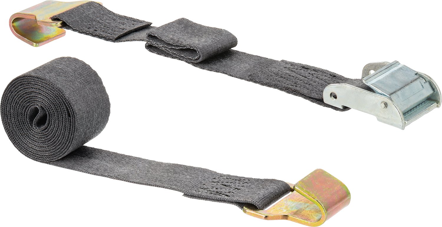 Bağlama, Düz Kancalı, Quick-Tight, 2" Genişlik x 10' Maksimum Uzunluk, Naylon