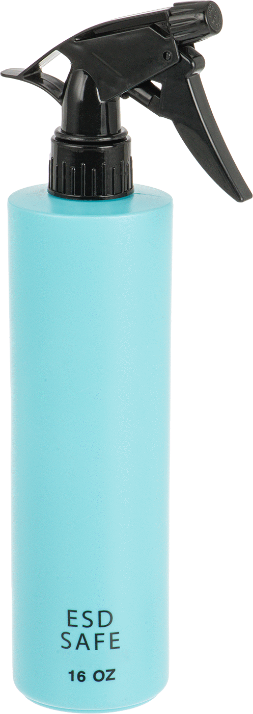 Antistatik Sprey Şişesi, Sis/Akış Dağıtımı, 16 FL. oz. Kapasite