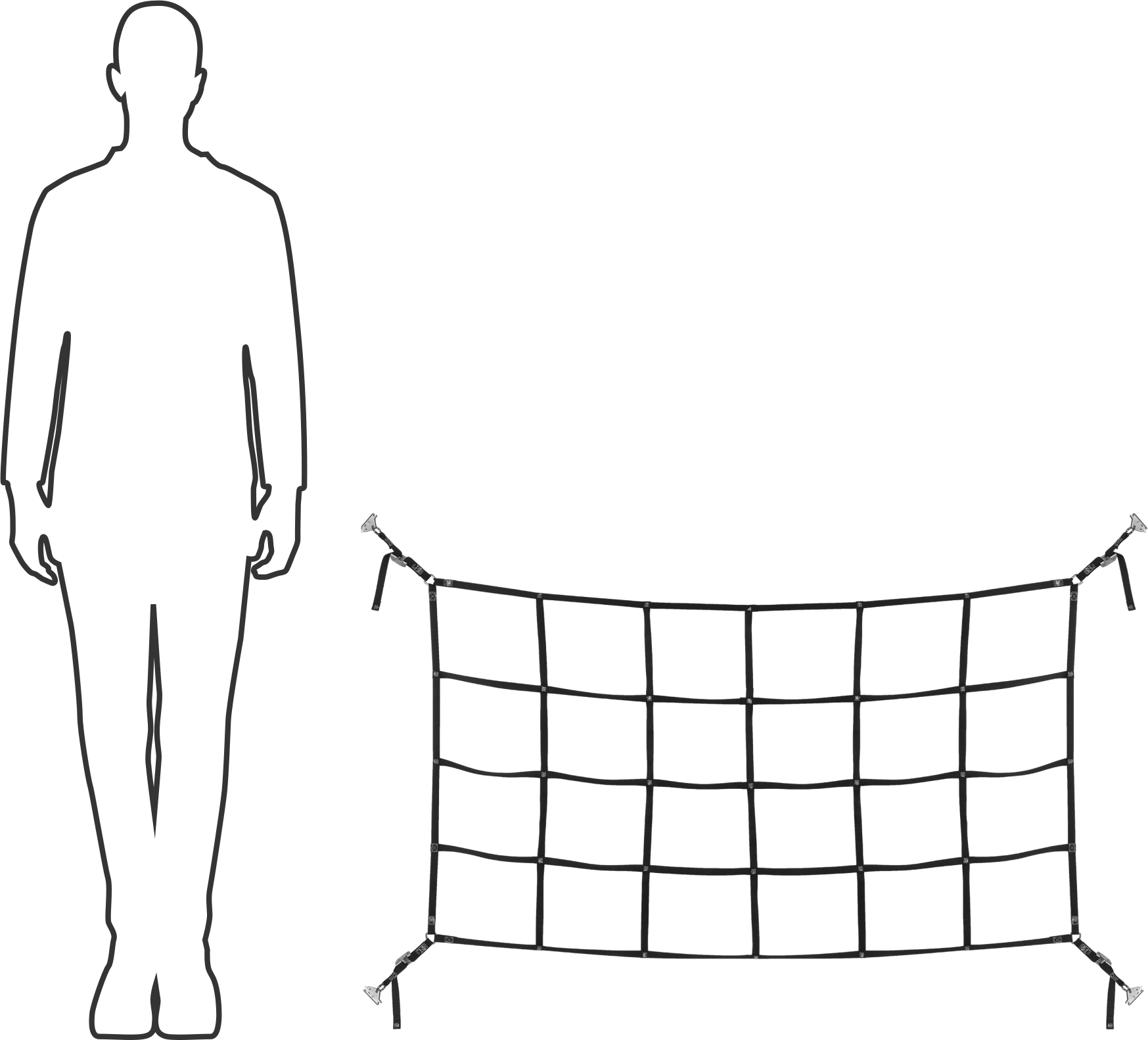E-Track için Cargo-Net
